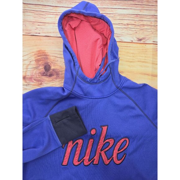 Nike Womens Therma-Fit Hoodie Large Blue - Picture 4 of 7